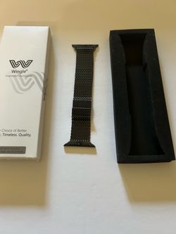 black stainless steel mesh link watch band for an Apple Watch Ultra  $35 obo