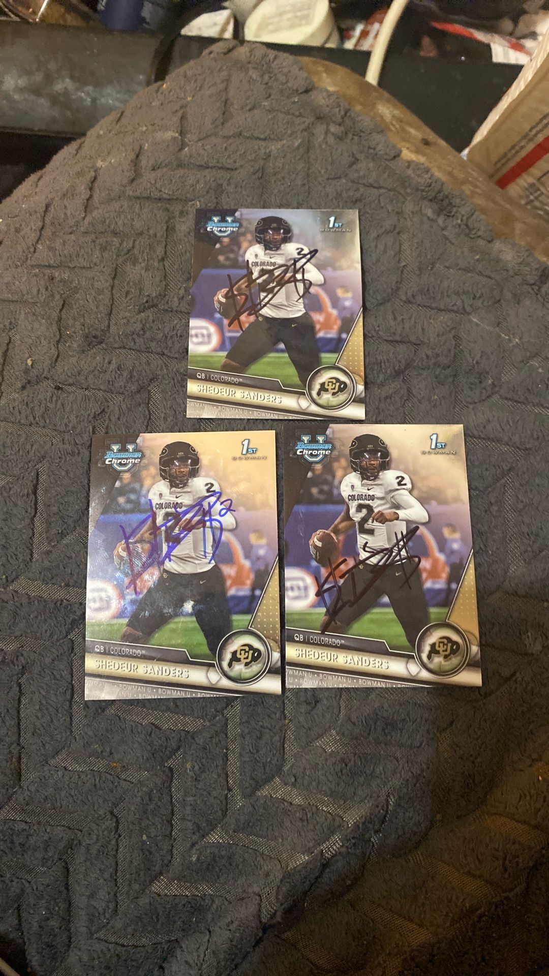 Shedeur Sanders Autograph Lot Cleveland Browns Colorado Signed Autograph Lot