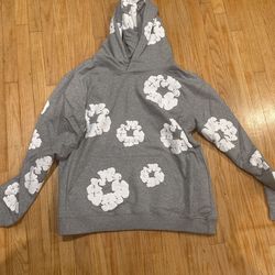 Grey Denim Tears Hoodie Sz XL