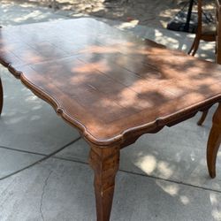 Large (Family Size) Dining Room Table And Chairs - Cheap