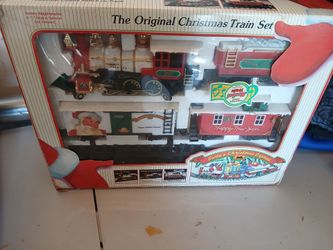 VINTAGE SANTA'S CHRISTMAS EXPRESS TRAIN SET