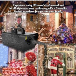 650W Snow Machine Wired Remote Control Great Machine for Kids, Parties, Parades