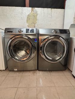 Lavadora y secadora Samsung grandes