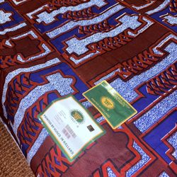 NEW 6 Yards African Wax Block Fabric