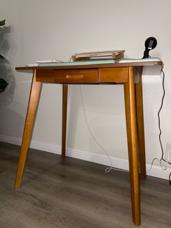 Mid Century Modern Wood Desk