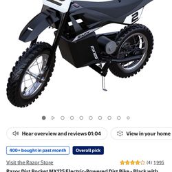  Razor Dirt Rocket MX125 Electric-Powered Dirt Bike