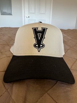 Two-Tone Snapback Hat with Embroidered Logo