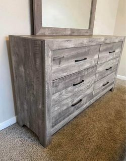 Wooden Dresser/Mirror (New) Still in the Box 