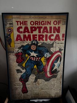 The origin of Captain America poster vintage 24X36