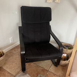 IKEA Chair With Footrest 