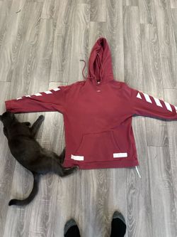 Red Off White Hoodie