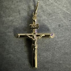 14k Gold Cross 