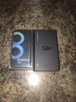 S8 PLUS BRAND NEW IN BOX 64GB WITH ALL ACCESSORIES