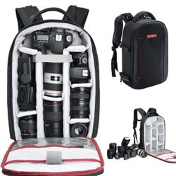Beschoi Camera Backpack,Camera Bag for photographers Large Waterproof Photography Camera Backpack with Laptop /Tripod Compartment 