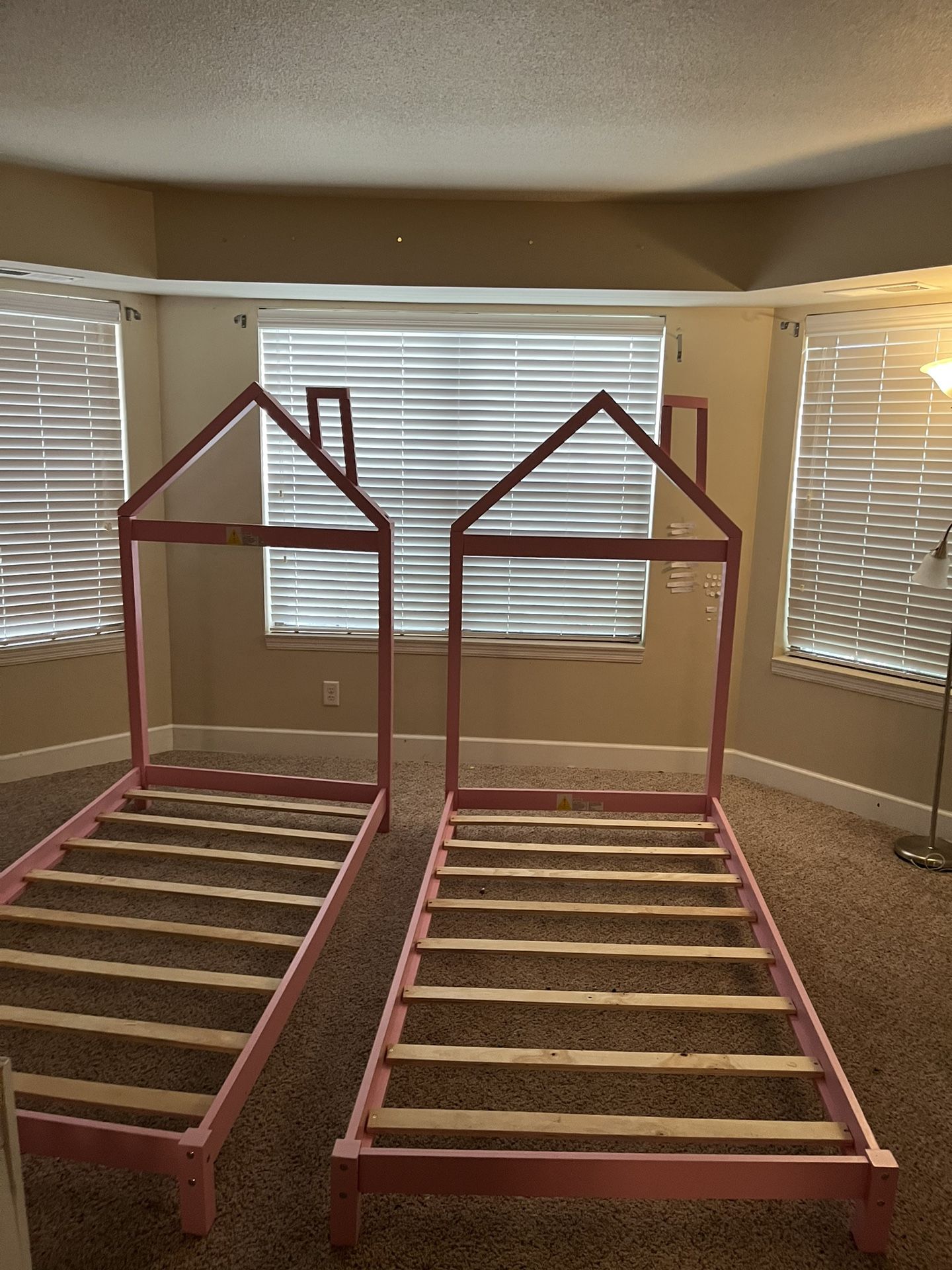 Two Lightly Used Twin Beds- Assembled