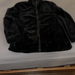 32 Degrees Black Fleece Jacket