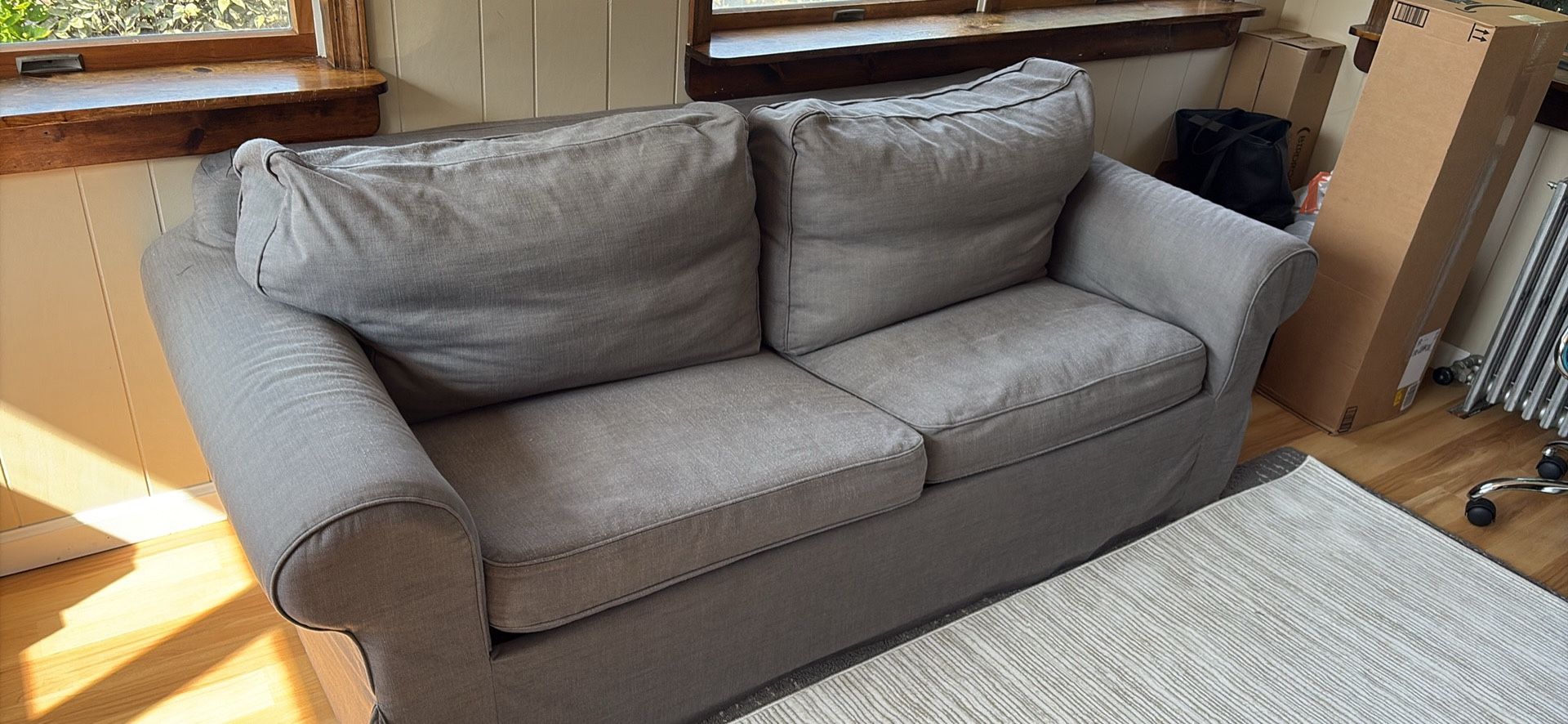 free Ikea Grey Pullout couch