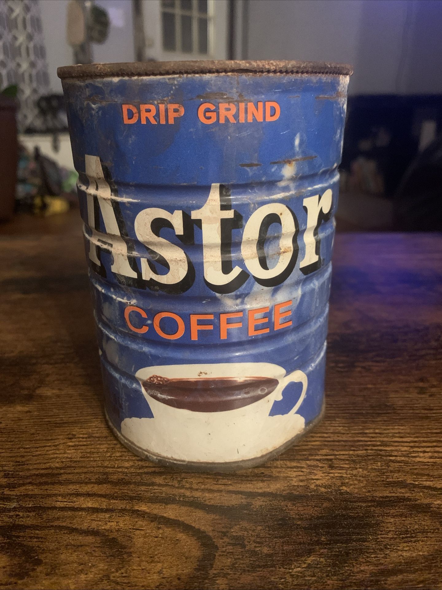 Astor Coffee Can Vintage