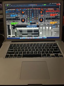 Macbook pro 15.4" intel i7 16gb ram 512 solid state drive Virtual dj