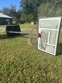 10 foot rim basketball hoop
