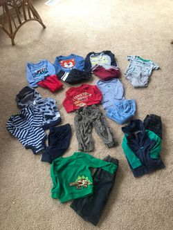 BOYS ASSORTED WINTER CLOTHES SIZE 18 MONTHS CARTERS AND MORE!