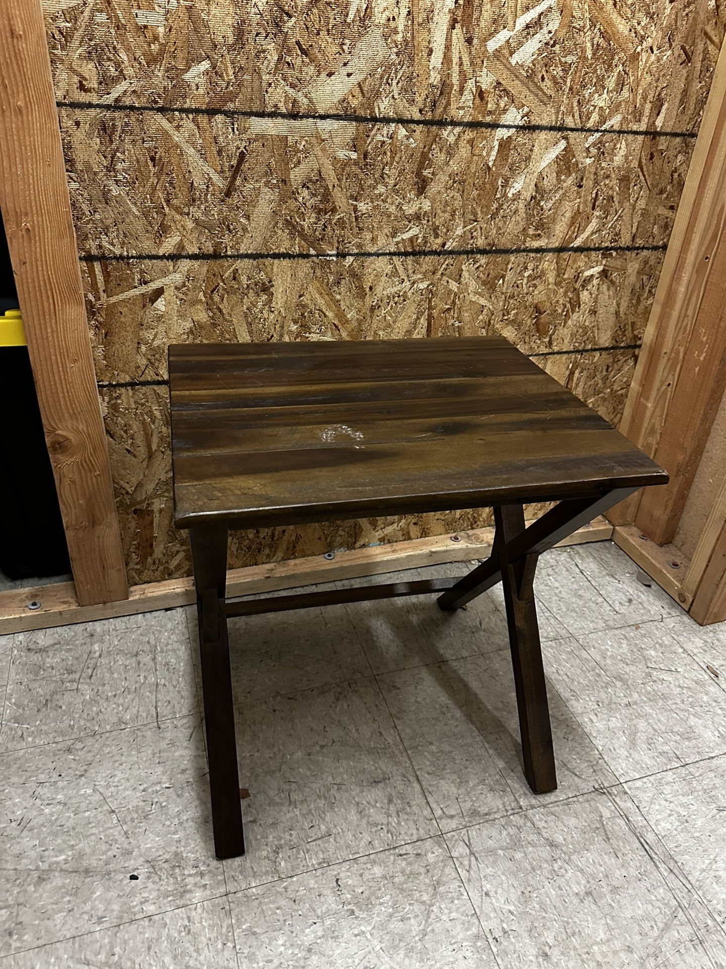 Wood Side table ( Dark Wood Side Table)