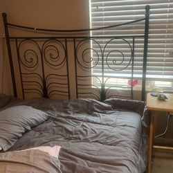 Queen Size Bed Frame Box Spring And Mattress