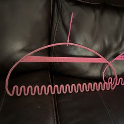 jewelry  hanger storage pink velvet 