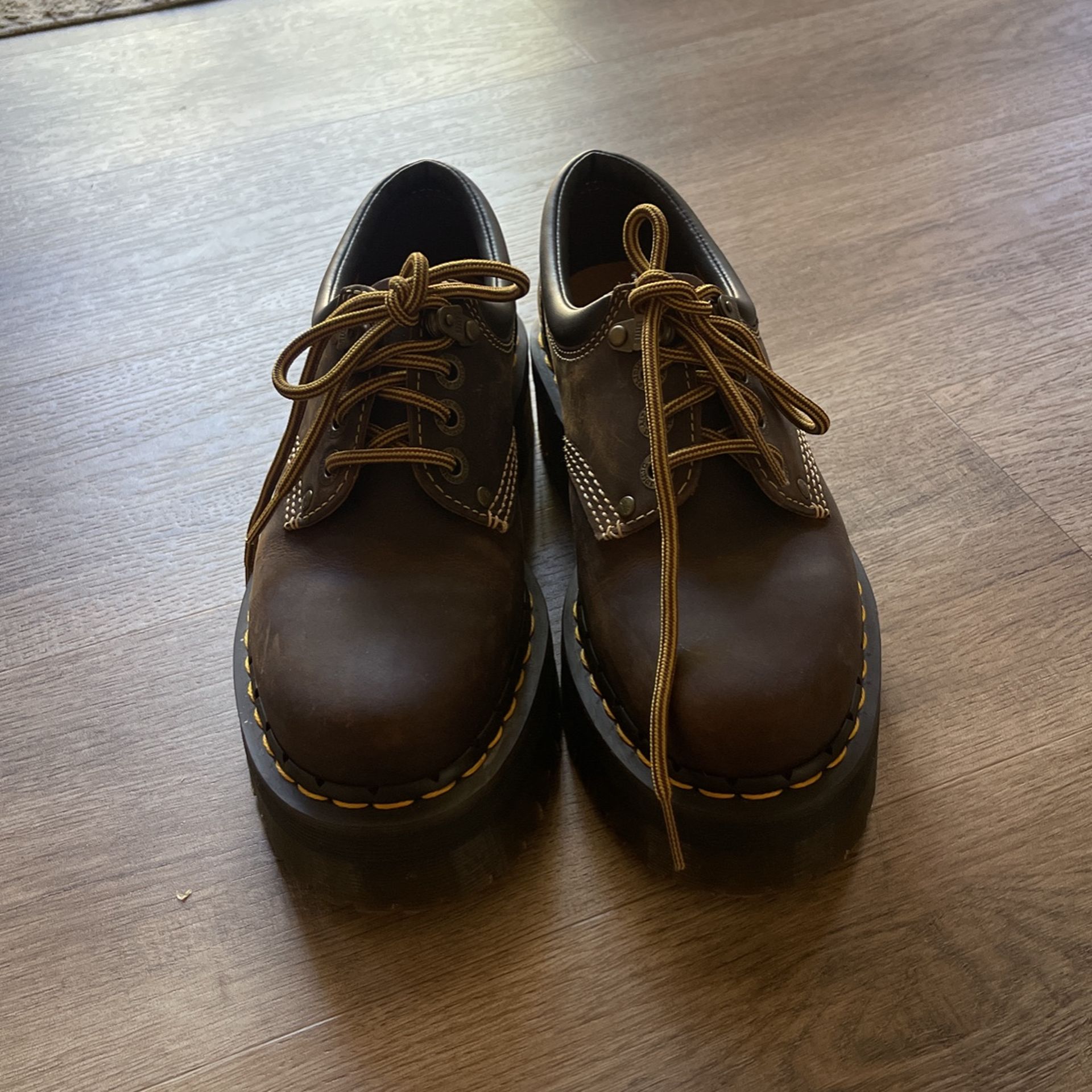 8053 ARC CRAZY HORSE LEATHER PLATFORM CASUAL SHOES