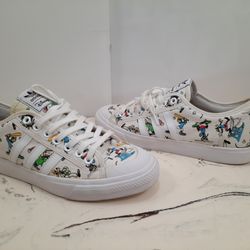 Adidas Original X Disney Sport Goofy Sneaker Shoes White FW0645 Men's Size 11.5