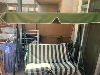 Like New Swing Set With Sun Blocker