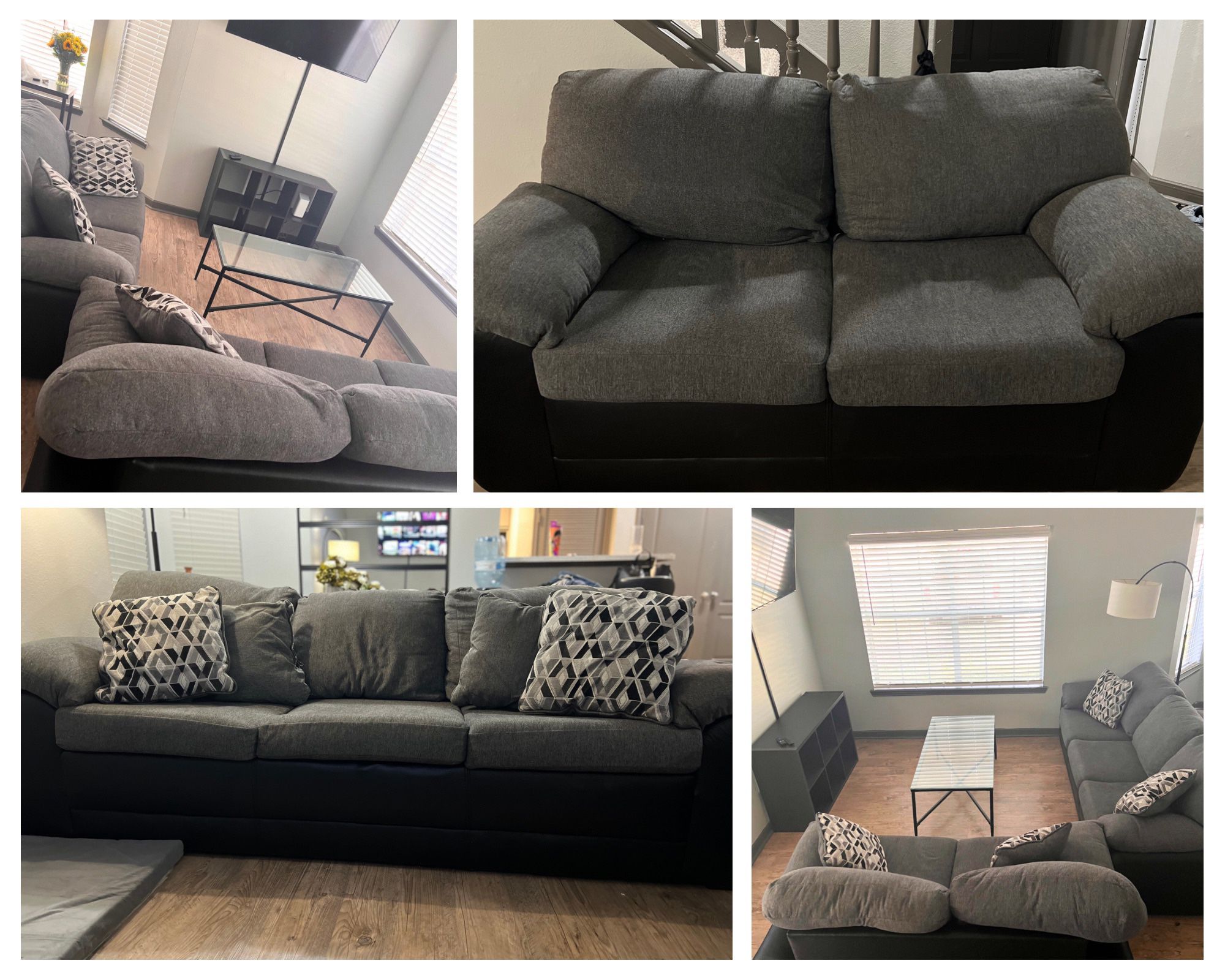 Couch and Loveseat Set