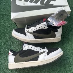 Jordan 1 Low Travis Scott Olive Green