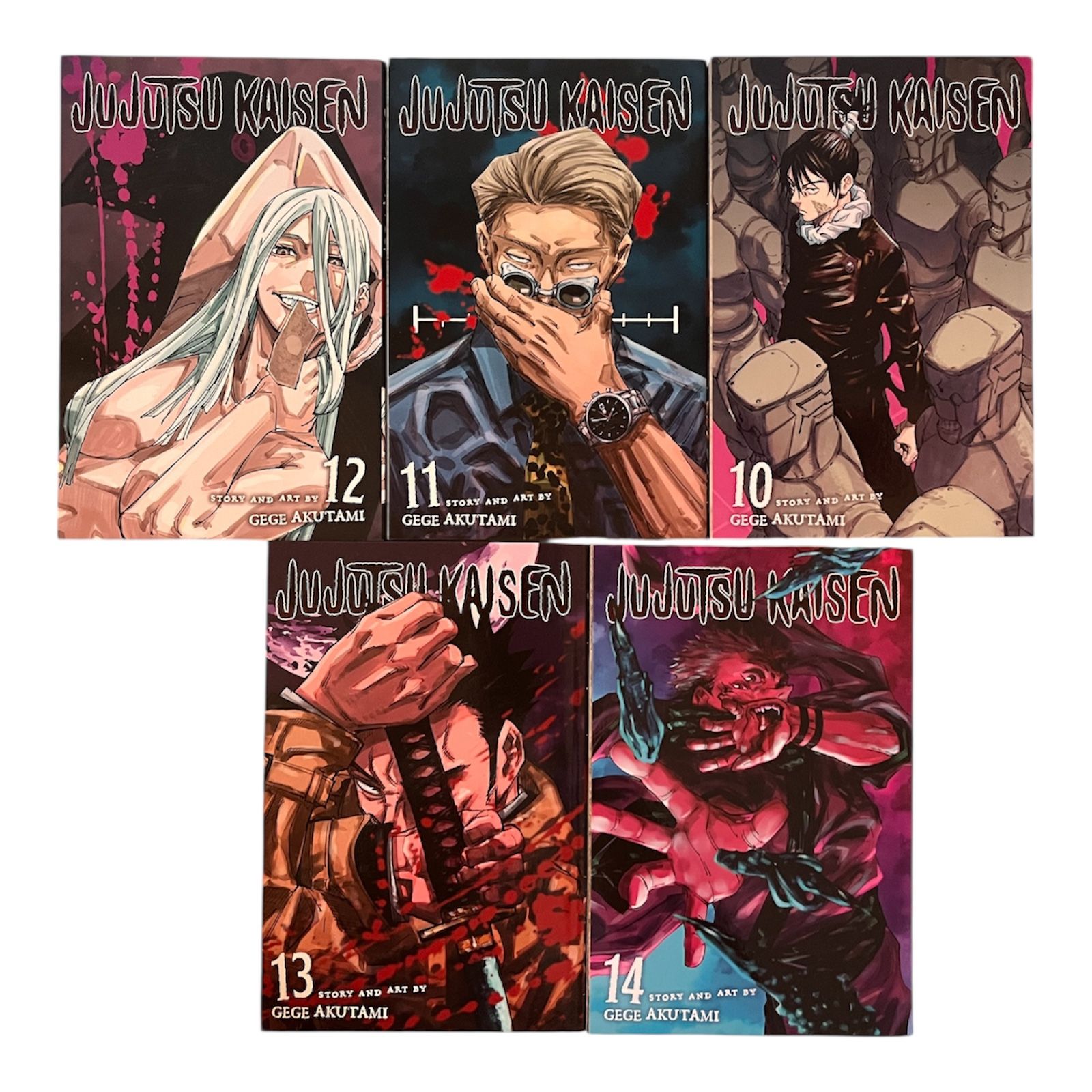 Jujutsu Kaisen Manga Volumes 10–14 by Gege Akutami – English – Shonen Jump