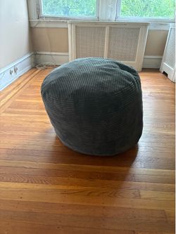grey bean bag