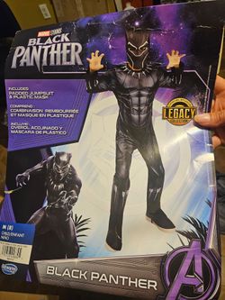 Black panter kid costume
