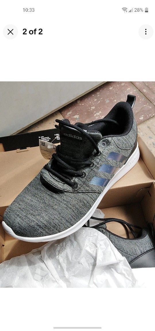 Adidas Women’s Racer 2.0 Athletic Running Shoes Grey FX3318  Size 11 NEW