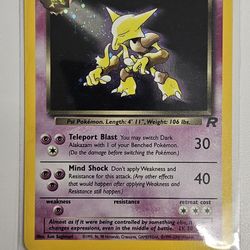 Dark Alakazam Holo 