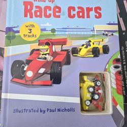 Usborne Windup Race cars Book