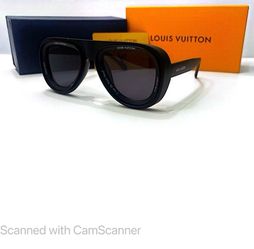 NEW  LAV Glasses AVIATOR BLACK/Green Marble