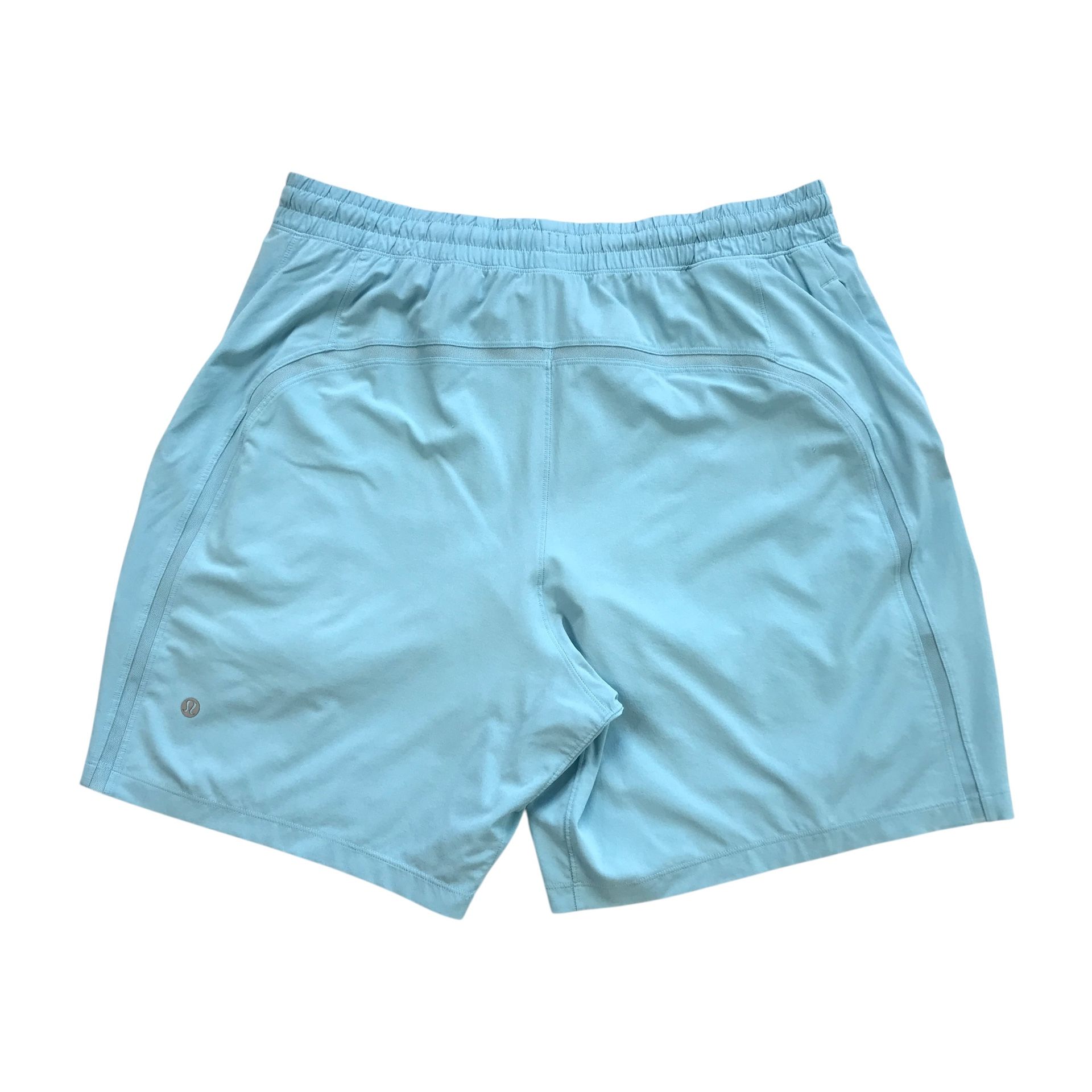 Lululemon Pace Breaker Shorts Mens Large L Blue 7” Lined Gym Running Work Out