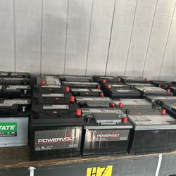 New And Rebuilt And Used Car Batterys 