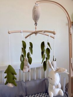 Baby mobile/changing mat bundle