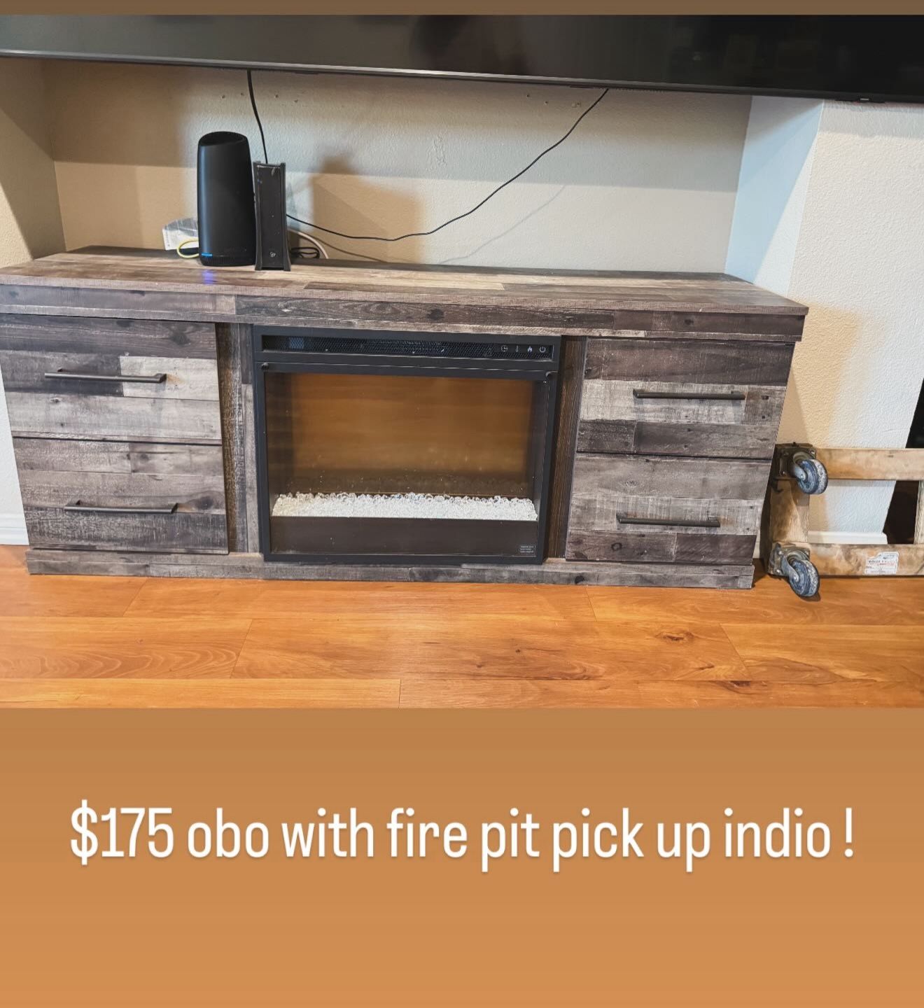 Tv Stand With Fire Pit