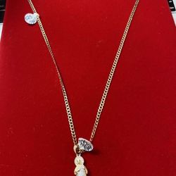 14k Gold Chain And Bracelet New 10.4 Grams