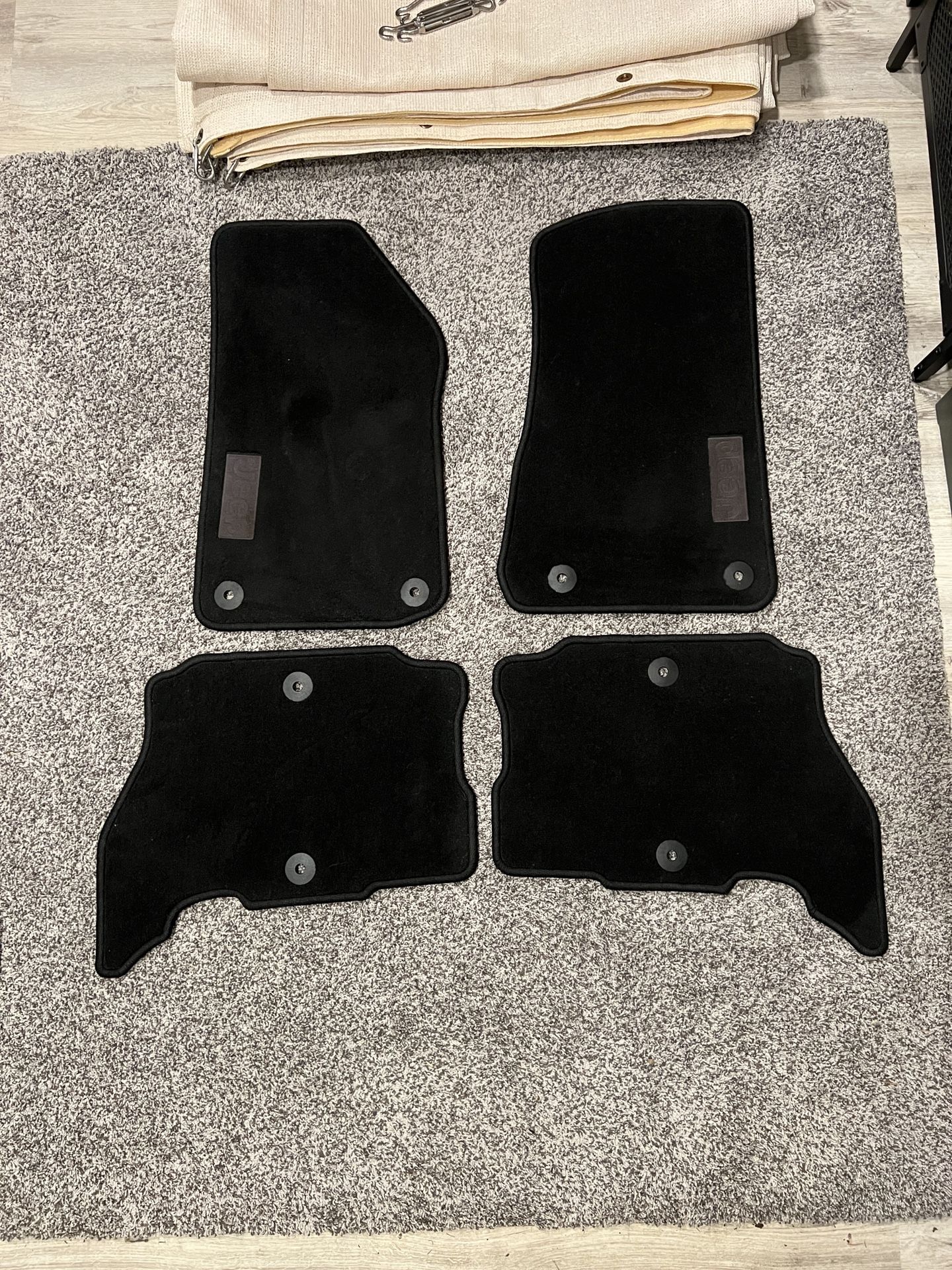 Full set, new Jeep Wrangler 4xe floor mats