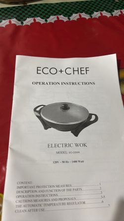 New electric wok