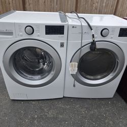 Lg Stackable Washer And Dryer Set Electric 