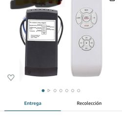 Kit de control remoto universal de ventilador de techo, 3 en 1, temporizador y velocidad remoto, para cazador/puerto, brisa Westinghouse/Honeywell/otr