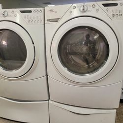 Whirlpool Washer And Electric Dryer Set Working Perfectly Fine Very Clean I Can Deliver To You 90 Days Warranty 